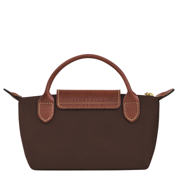 Le Pliage Original Pouch with handle Ebony
