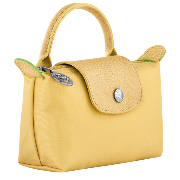 Le Pliage Green Pouch with handle Wheat