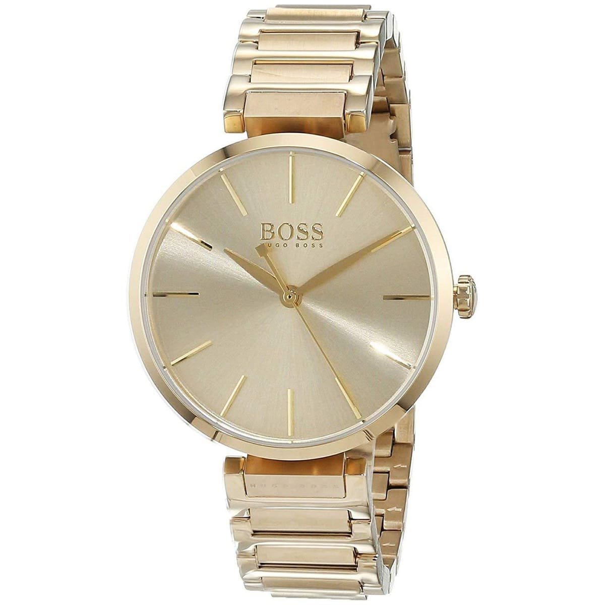 1502415-hugo-boss-watch-women-gold-dial-stainless-steel-metal-golden-strap-quartz-analog-three-hand-allusion_2 Hugo Boss Watch For Women 1502415 - Image 2