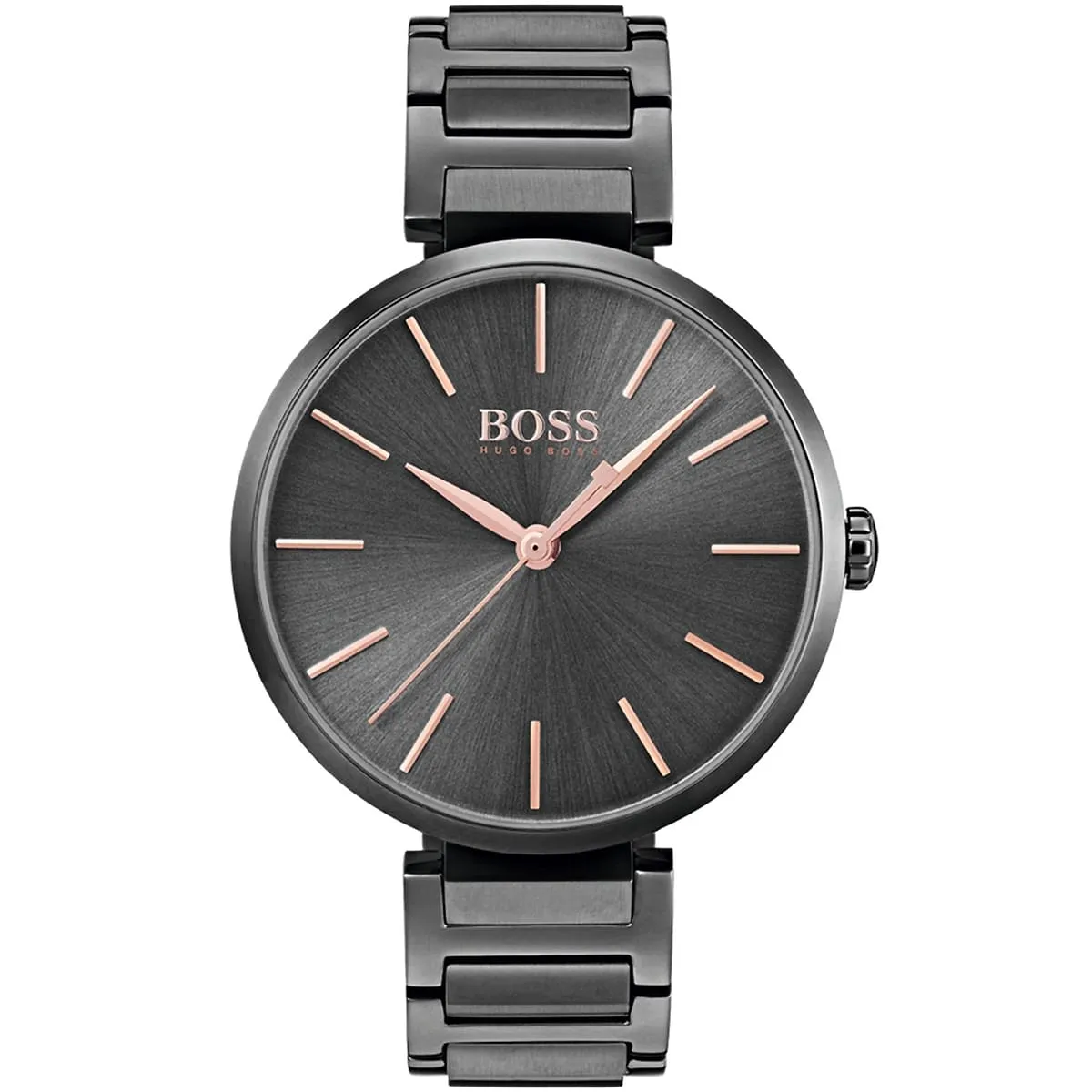 1502416-hugo-boss-watch-women-gray-dial-metal-stainless-strap-quartz-battery-analog-three-hand-allusion.jbg Hugo Boss Watch For Women 1502416 - Image 1