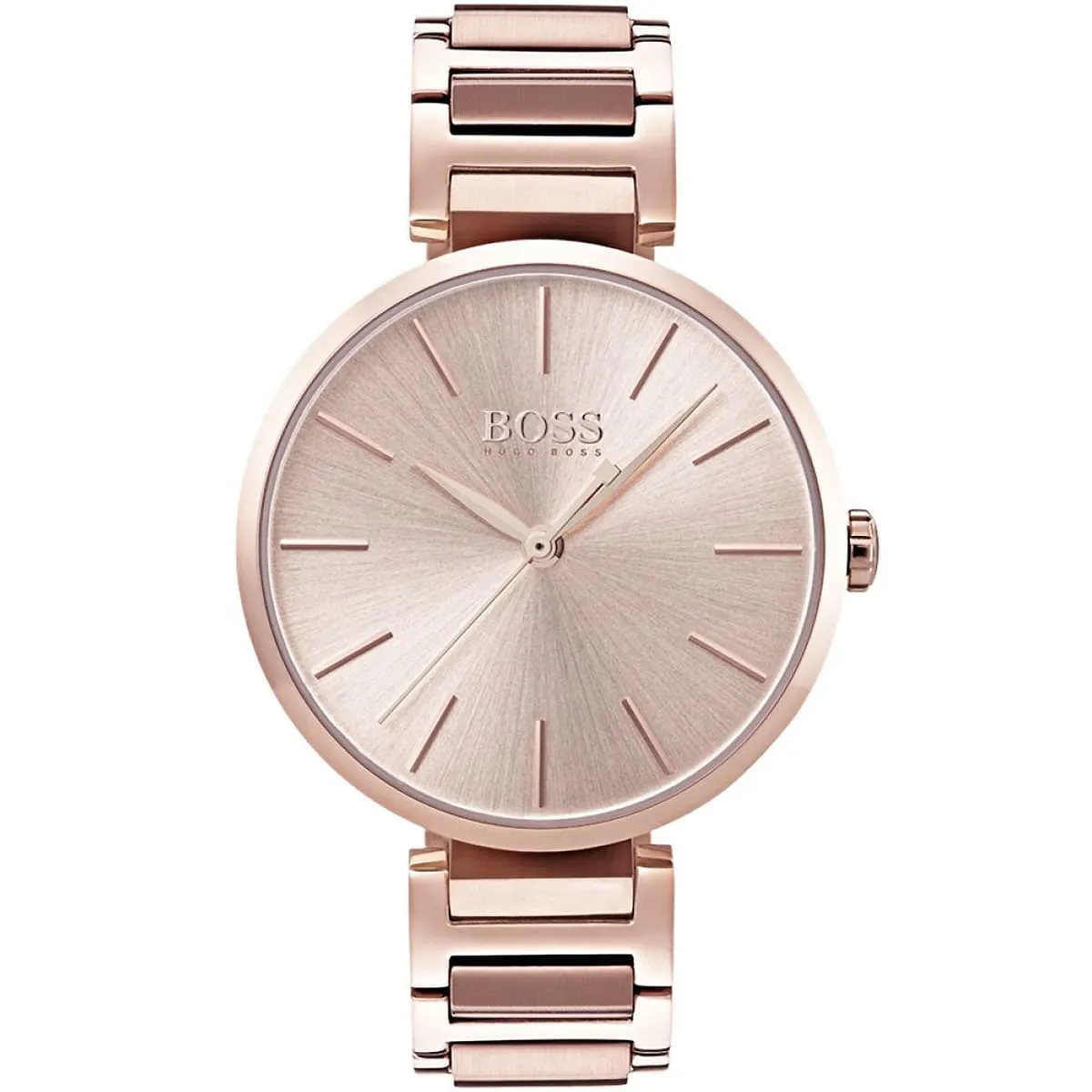 1502418-hugo-boss-watch-women-rose-gold-dial-metal-stainless-strap-quartz-battery-analog-three-hand-allusion.jbg Hugo Boss Watch For Women 1502418 - Image 1