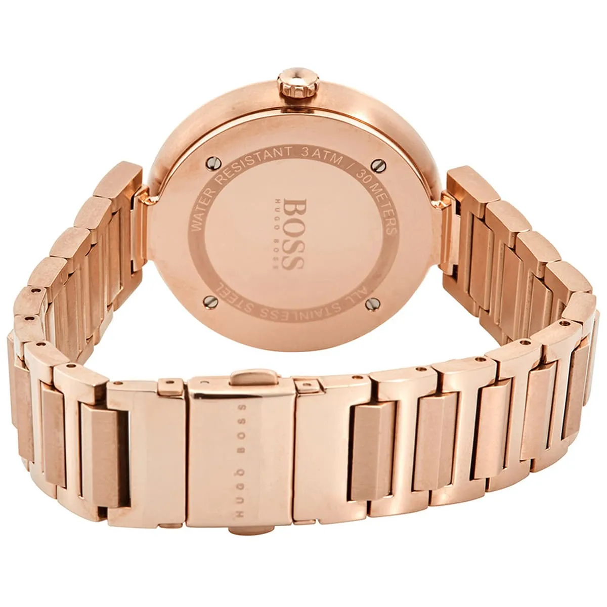 1502418-hugo-boss-watch-women-rose-gold-dial-metal-stainless-strap-quartz-battery-analog-three-hand-allusion_4.jbg Hugo Boss Watch For Women 1502418 - Image 4