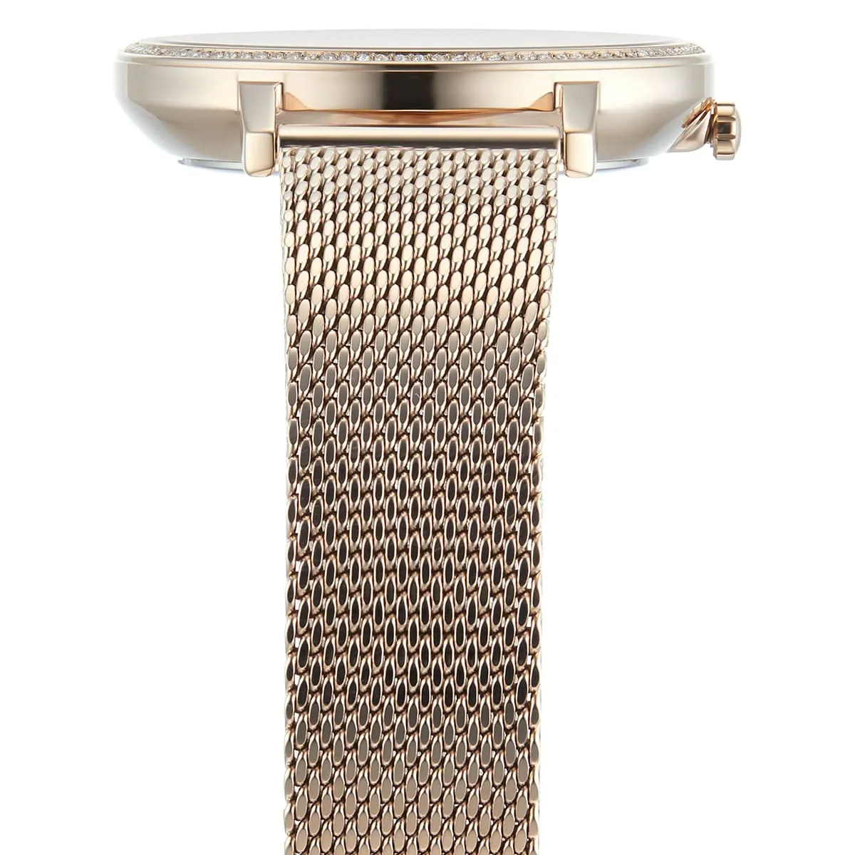 1502519-hugo-boss-watch-women-crystals-rose-gold-dial-metal-stainless-mesh-strap-quartz-battery-analog-three-hand-infinity_7.jbg Hugo Boss Watch For Women 1502519 - Image 7