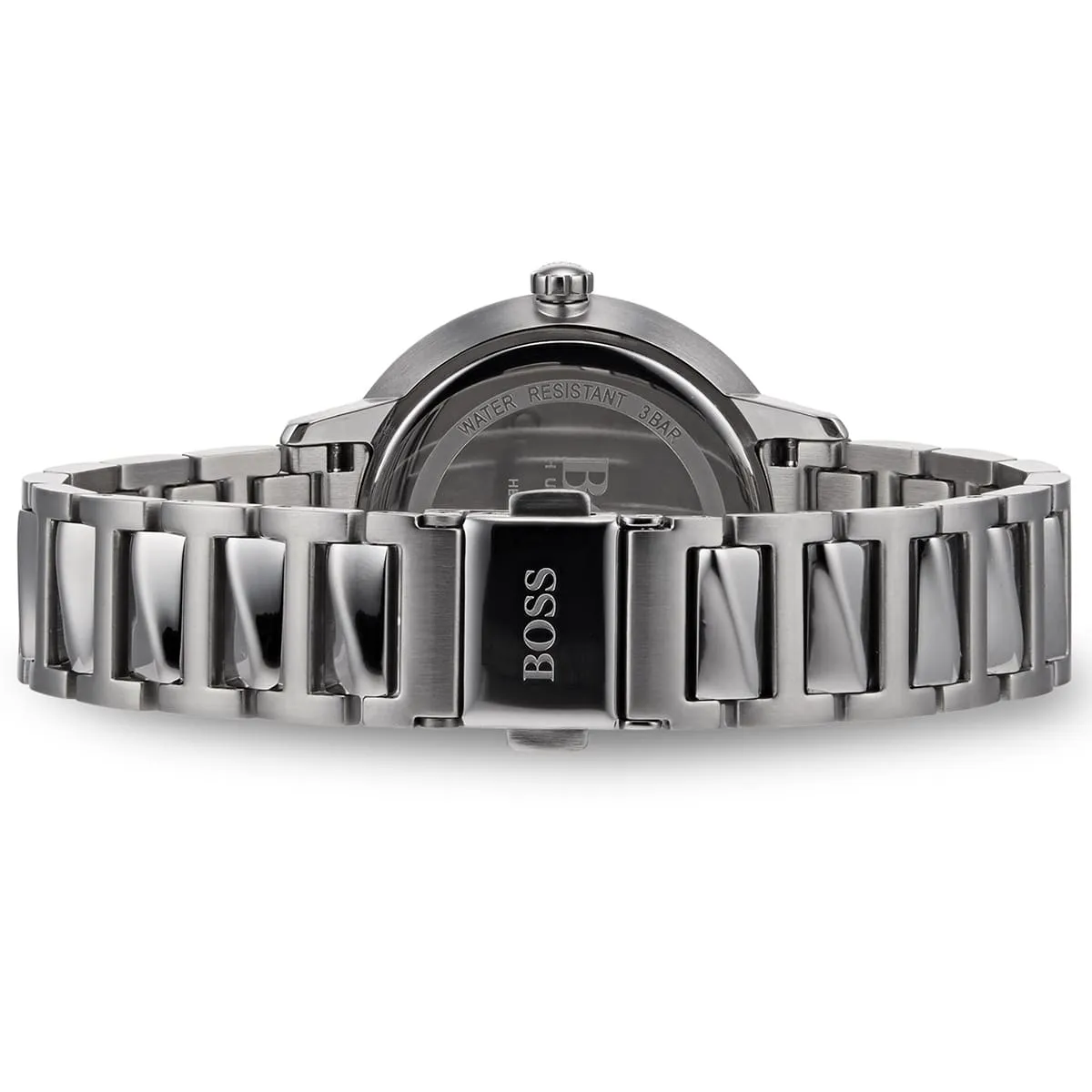 1502539-hugo-boss-watch-women-silver-dial-metal-stainless-strap-quartz-battery-analog-three-hand-signature_3.jbg Hugo Boss Watch For Women 1502539 - Image 3