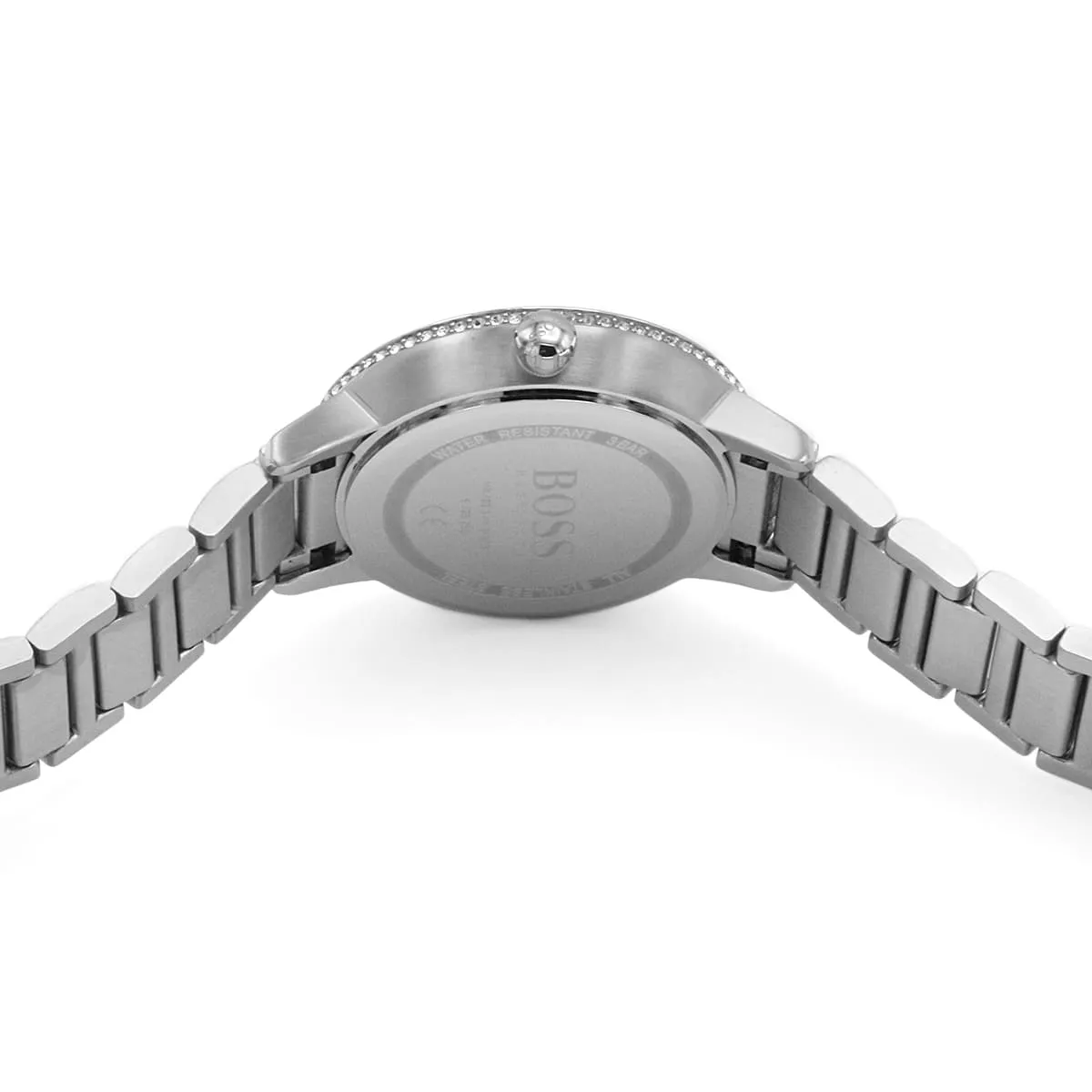 1502539-hugo-boss-watch-women-silver-dial-metal-stainless-strap-quartz-battery-analog-three-hand-signature_5.jbg Hugo Boss Watch For Women 1502539 - Image 5