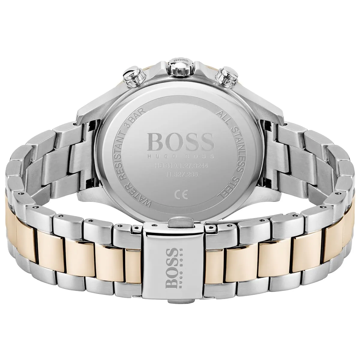1502564-hugo-boss-watch-women-silver-dial-metal-stainless-rose-gold-strap-quartz-battery-analog-three-hand-hera_3.jbg Hugo Boss Watch For Women 1502564 - Image 3