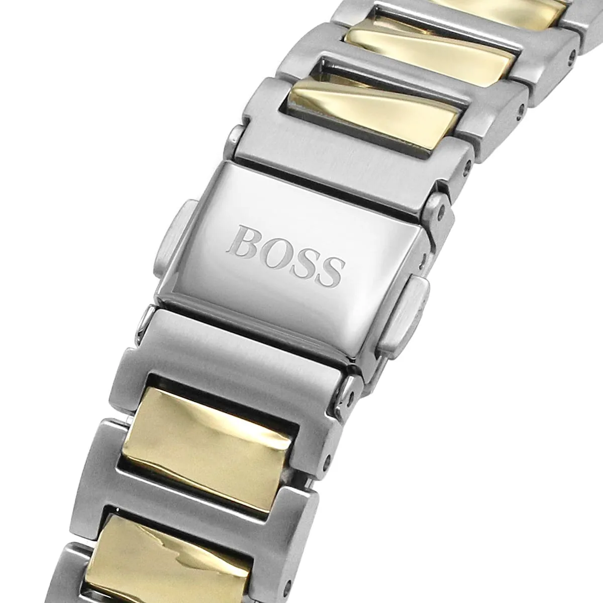 1502568-hugo-boss-watch-women-silver-dial-metal-stainless-gold-strap-quartz-battery-analog-three-hand-signature_6.jbg Hugo Boss Watch For Women 1502568 - Image 6