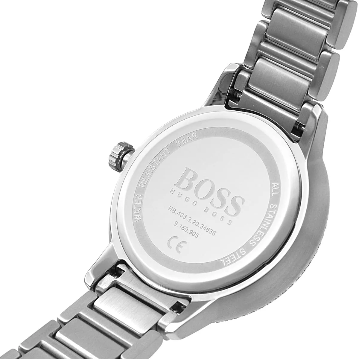 1502569-hugo-boss-watch-women-gray-dial-metal-stainless-silver-strap-quartz-battery-analog-three-hand-signature_5.jbg Hugo Boss Watch For Women 1502569 - Image 5