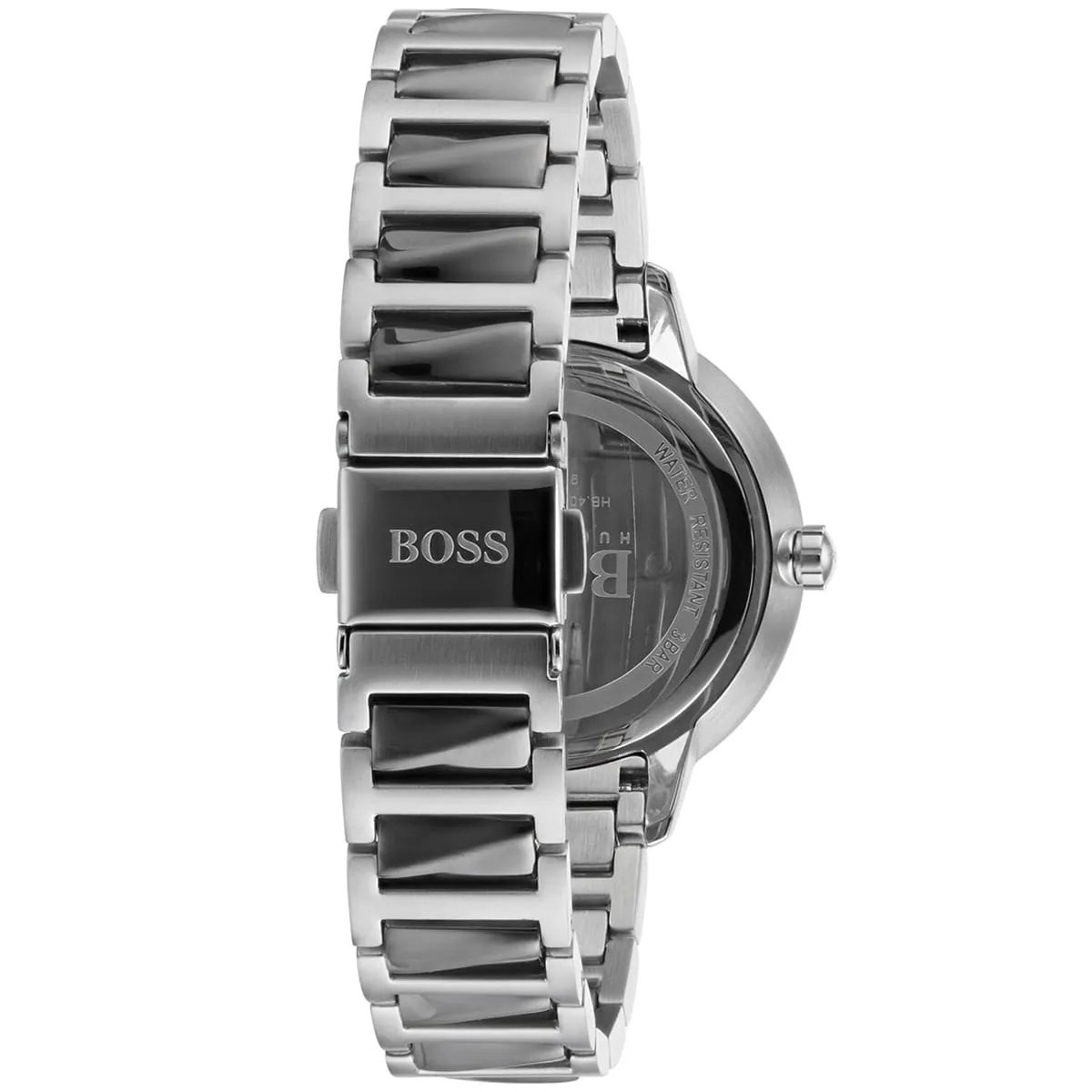 1502569-hugo-boss-watch-women-gray-dial-metal-stainless-silver-strap-quartz-battery-analog-three-hand-signature_6.jbg Hugo Boss Watch For Women 1502569 - Image 6