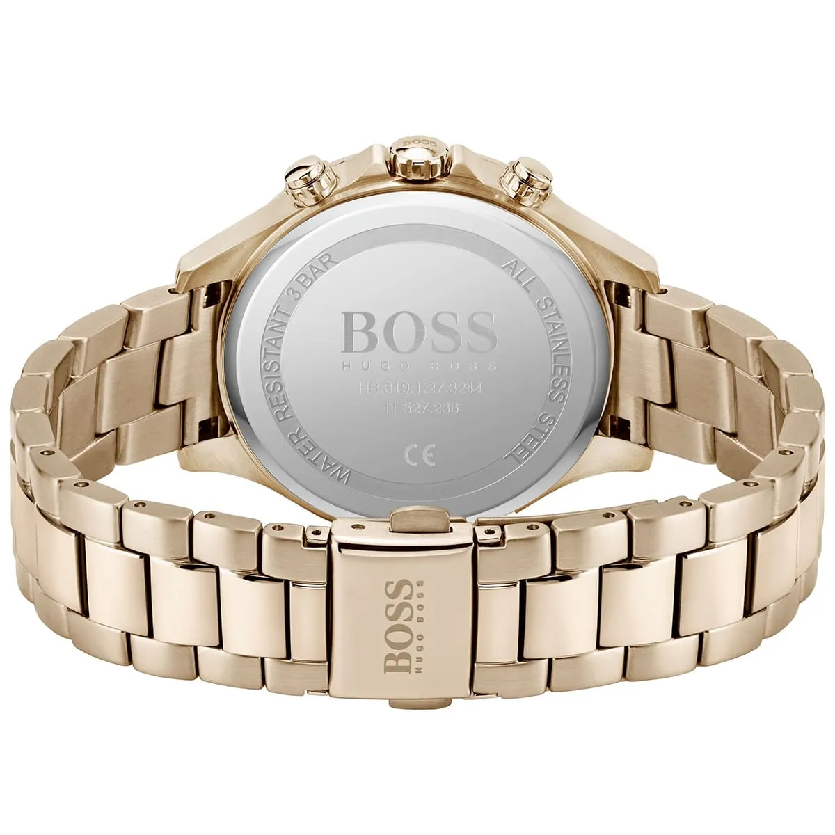 1502592-hugo-boss-watch-women-rose-gold-dial-metal-stainless-strap-quartz-battery-analog-three-hand-hera_3.jbg Hugo Boss Watch For Women 1502592 - Image 3