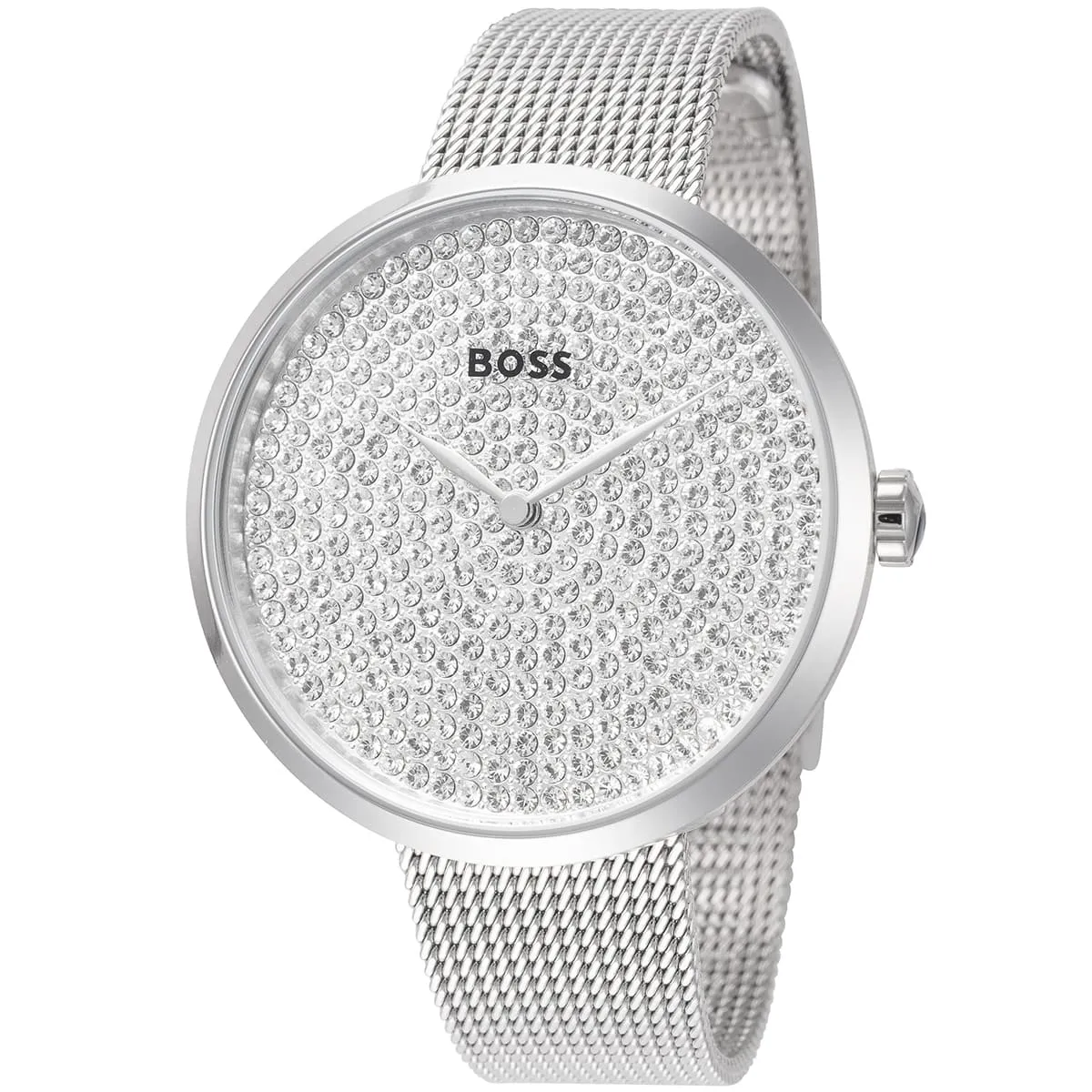 1502657-hugo-boss-watch-women-crystal-silver-dial-metal-stainless-strap-quartz-battery-analog-three-hand-praise_2.jbg Hugo Boss Watch For Women 1502657 - Image 2