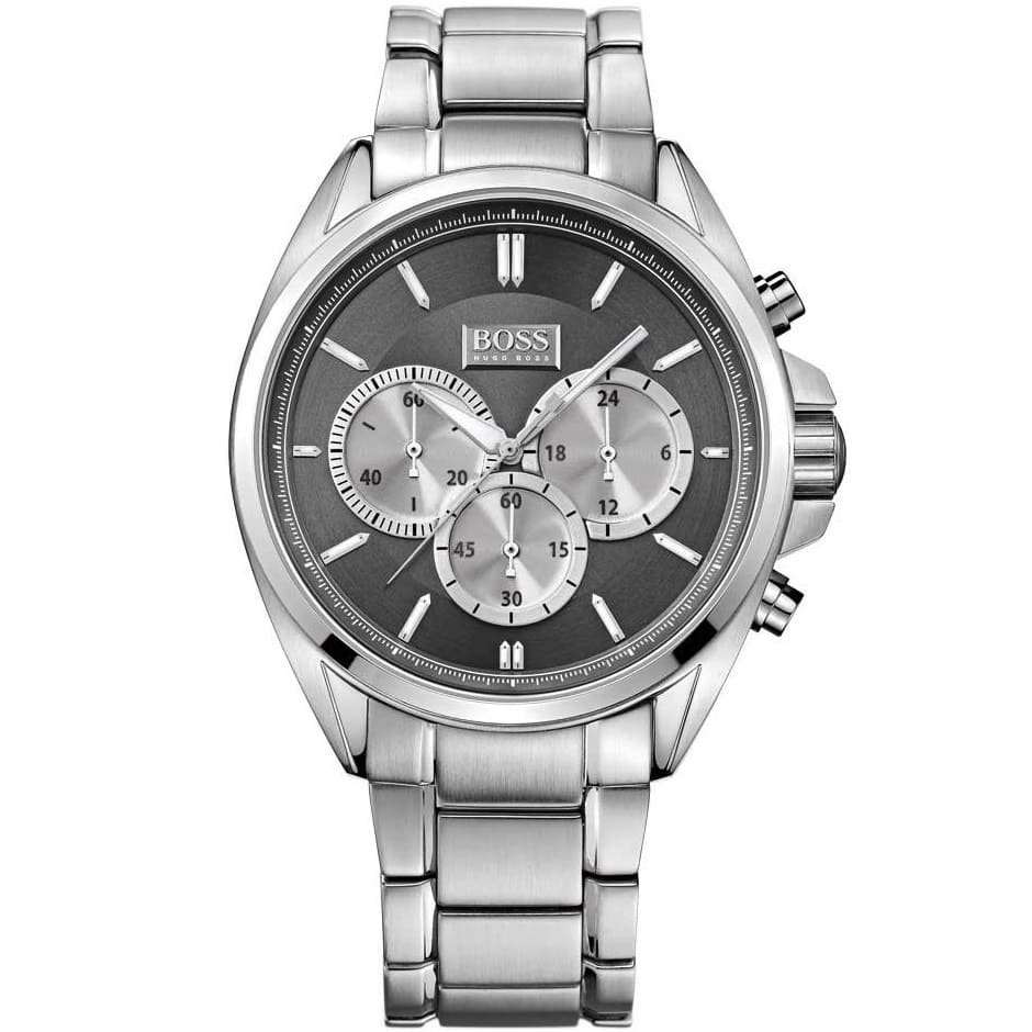 1512883-hugo-boss-watch-men-silver-metal-driver Hugo Boss Watch For Men 1512883 - الصورة 1