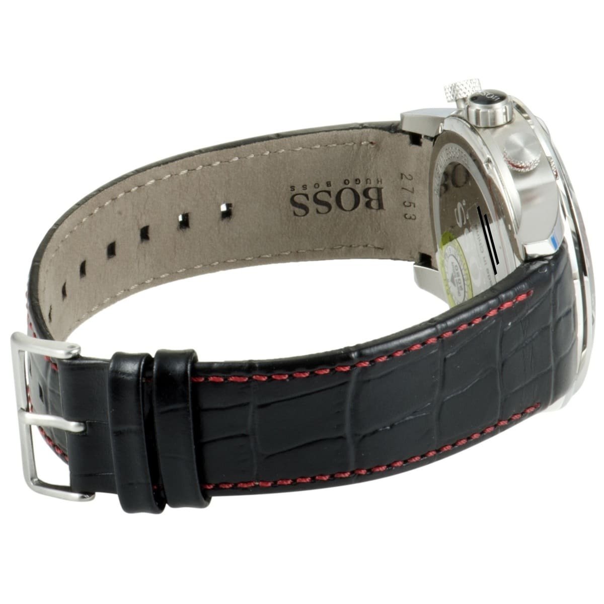 1513390-hugo-boss-watch-men-black-leather-rafale-5 Hugo Boss Watch For Men 1513390 - Image 5