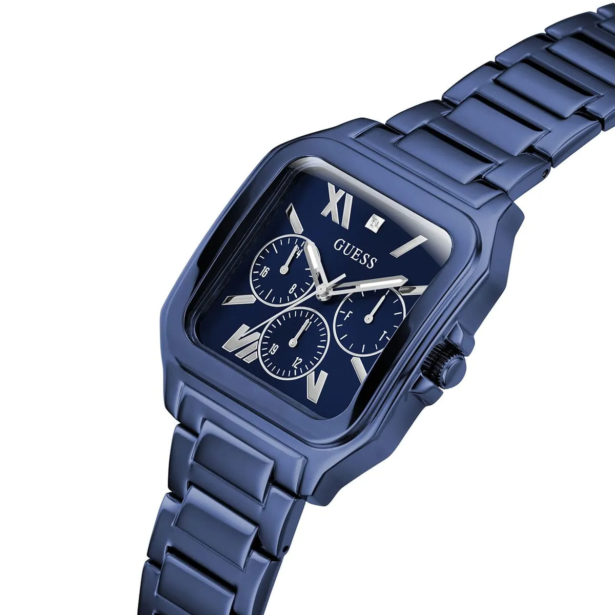 gw0631g3-guess-watch-men-square-blue-dial-metal-stainless-steel-strap-quartz-battery-analog-dress_3.jbg Guess Watch For Men GW0631G3 - Image 3