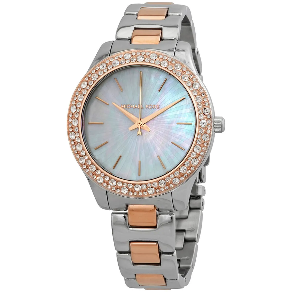 mk1048-michael-kors-watch-women-gift-set-crystals-white-dial-metal-stainless-steel-silver-rose-gold-two-tone-strap-quartz-battery-analog-three-hand-liliane_2.jbg Michael Kors Watch For Women MK1048 - Image 1