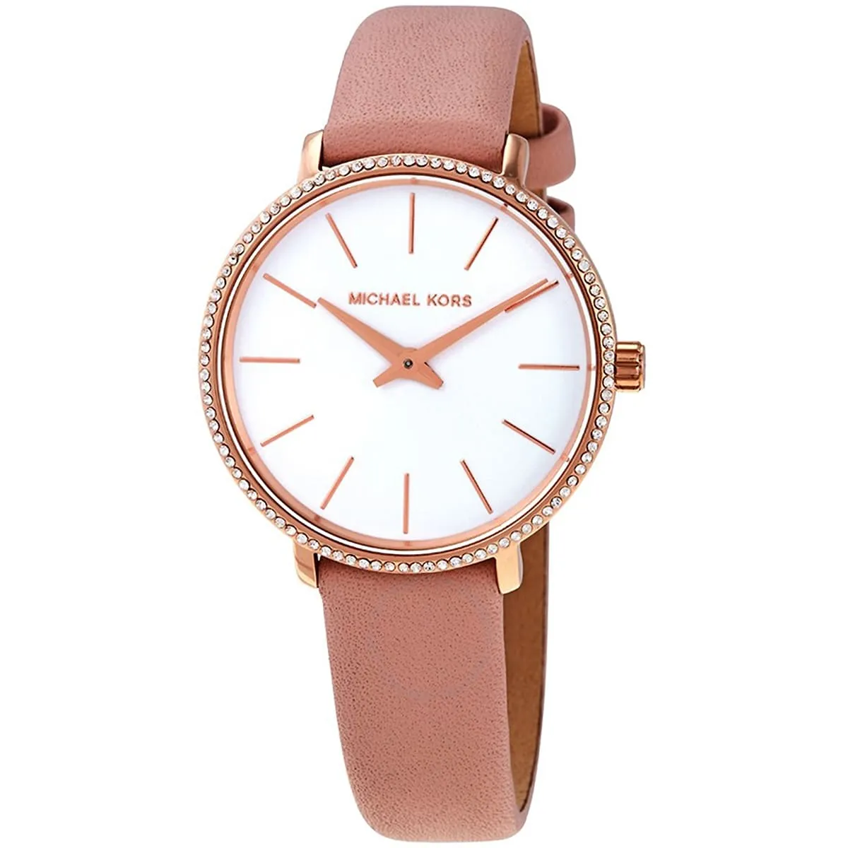 mk2803-michael-kors-watch-women-crystals-white-dial-leather-pink-strap-quartz-battery-analog-three-hand-pyper_2.jbg Michael Kors Watch For Women MK2803 - Image 3