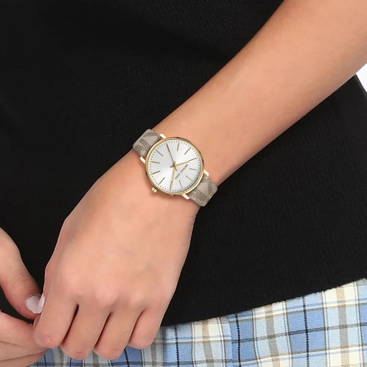 mk2858-michael-kors-watch-women-mk-logo-white-dial-leather-strap-quartz-battery-analog-three-hand-pyper_10.jbg Michael Kors Watch For Women MK2858 - Image 10