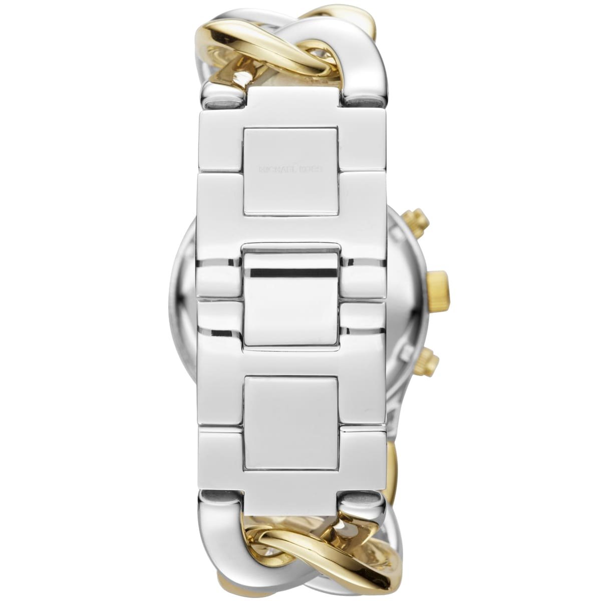 mk3199-michael-kors-watch-women-white-dial-stainless-steel-metal-silver-gold-two-tone-strap-quartz-analog-chronograph-runway_4 Michael Kors Watch For Women MK3199 - Image 5