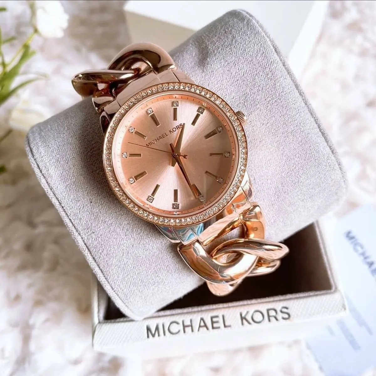 mk3236-michael-kors-watch-women-crystals-rose-gold-dial-metal-stainless-steel-strap-quartz-battery-analog-three-hand-nini_12.jbg Michael Kors Watch For Women MK3236 - Image 13
