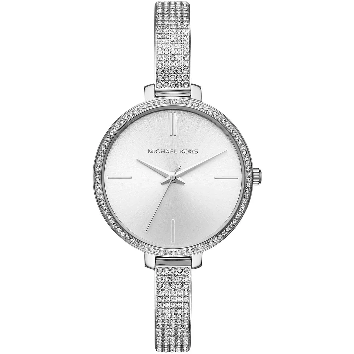 mk3783-michael-kors-watch-women-crystals-silver-dial-metal-stainless-steel-strap-quartz-battery-analog-three-hand-jaryn.jbg Michael Kors Watch For Women MK3783 - Image 1