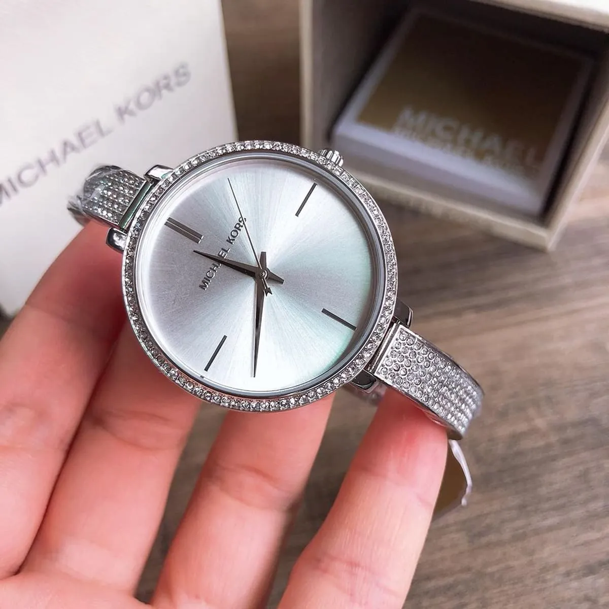 mk3783-michael-kors-watch-women-crystals-silver-dial-metal-stainless-steel-strap-quartz-battery-analog-three-hand-jaryn_10.jbg Michael Kors Watch For Women MK3783 - Image 9