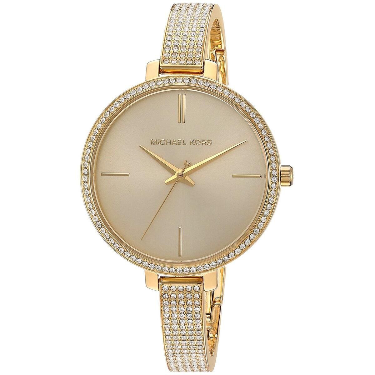 mk3784-michael-kors-watch-women-gold-dial-stainless-steel-metal-golden-strap-quartz-analog-three-hand-diamonds-jaryn_2 Michael Kors Watch For Women MK3784 - Image 3