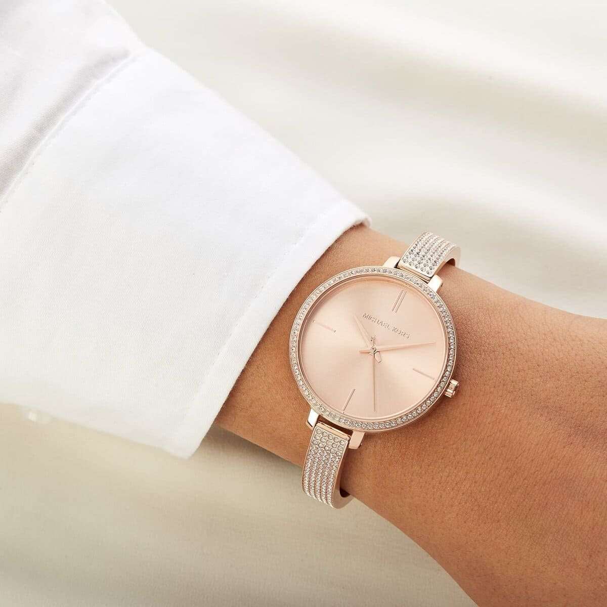 mk3785-michael-kors-watch-women-rose-gold-dial-stainless-steel-metal-strap-quartz-analog-three-hand-diamonds-jaryn_7 Michael Kors Watch For Women MK3785 - Image 8