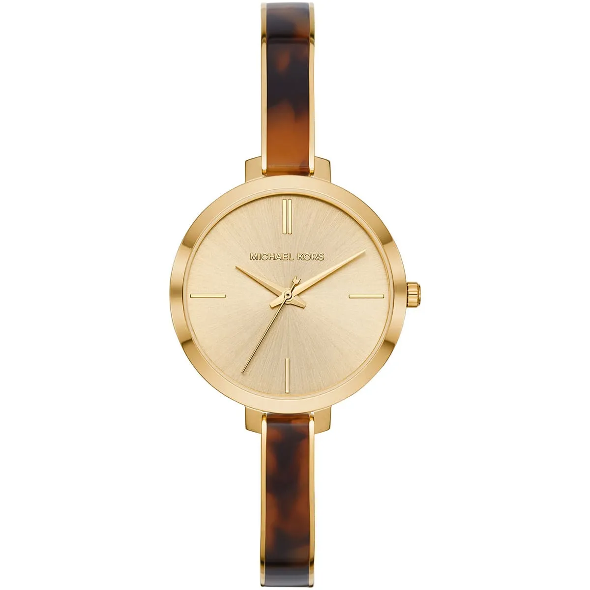 mk4341-michael-kors-watch-women-gold-dial-acrylic-golden-brown-strap-quartz-battery-analog-three-hand-jaryn.jbg Michael Kors Watch For Women MK4341 - Image 1