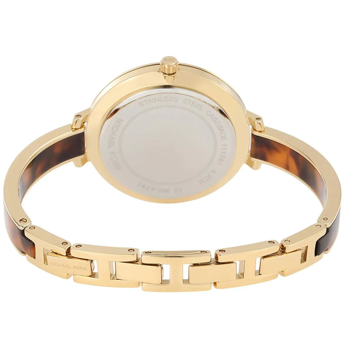 mk4341-michael-kors-watch-women-gold-dial-acrylic-golden-brown-strap-quartz-battery-analog-three-hand-jaryn_5.jbg Michael Kors Watch For Women MK4341 - Image 3