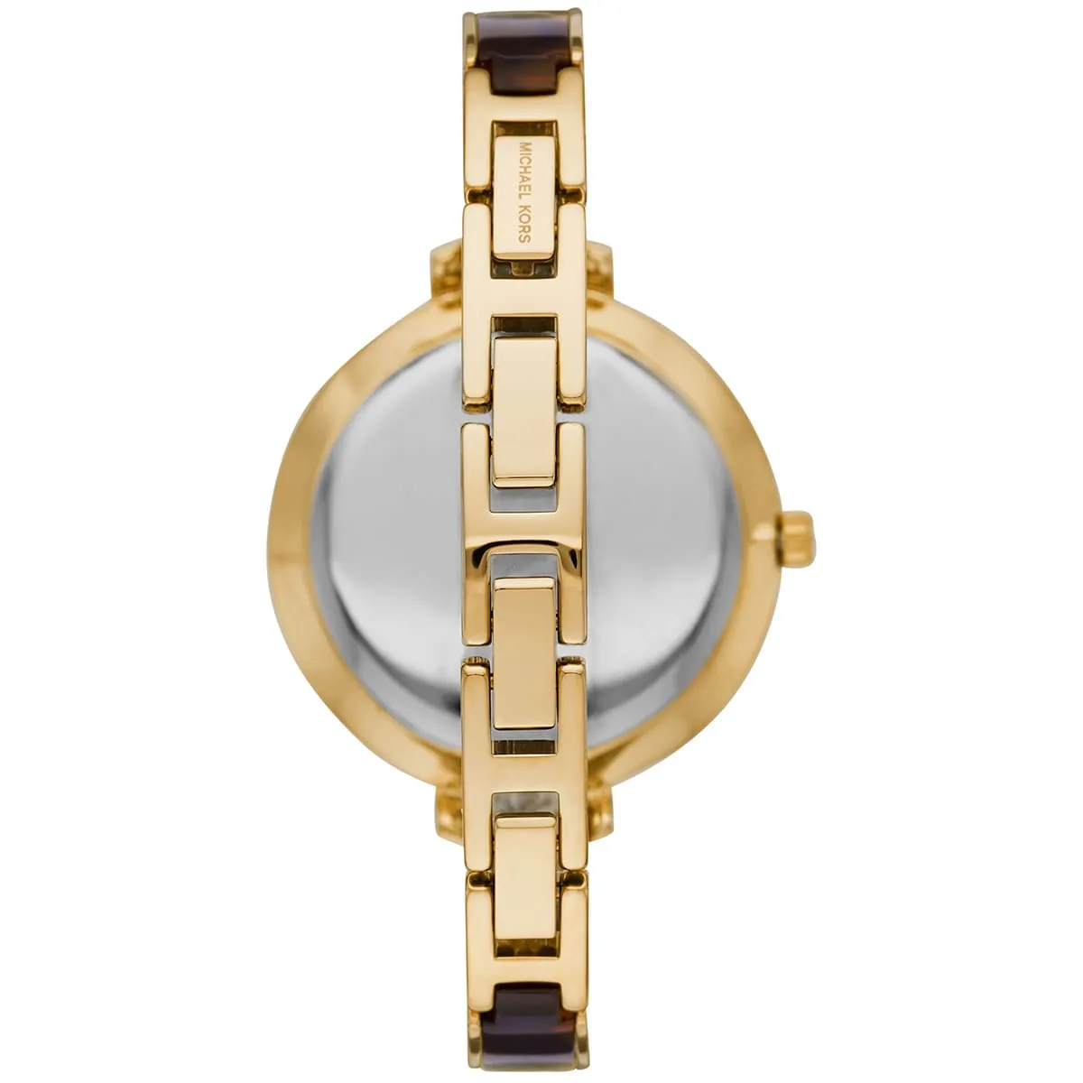mk4341-michael-kors-watch-women-gold-dial-acrylic-golden-brown-strap-quartz-battery-analog-three-hand-jaryn_7.jbg Michael Kors Watch For Women MK4341 - Image 6