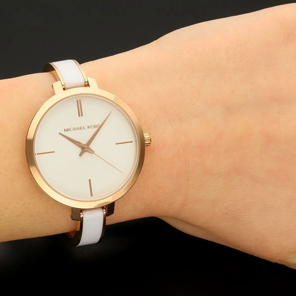 mk4342-michael-kors-watch-women-white-dial-acrylic-rose-gold-strap-quartz-battery-analog-three-hand-jaryn_6.jbg Michael Kors Watch For Women MK4342 - Image 6