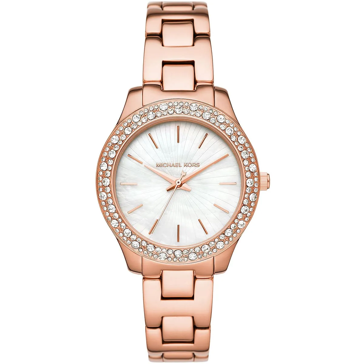 mk4557-michael-kors-watch-women-crystals-white-dial-metal-stainless-steel-rose-gold-strap-quartz-battery-analog-three-hand-liliane.jbg Michael Kors Watch For Women MK4557 - Image 1