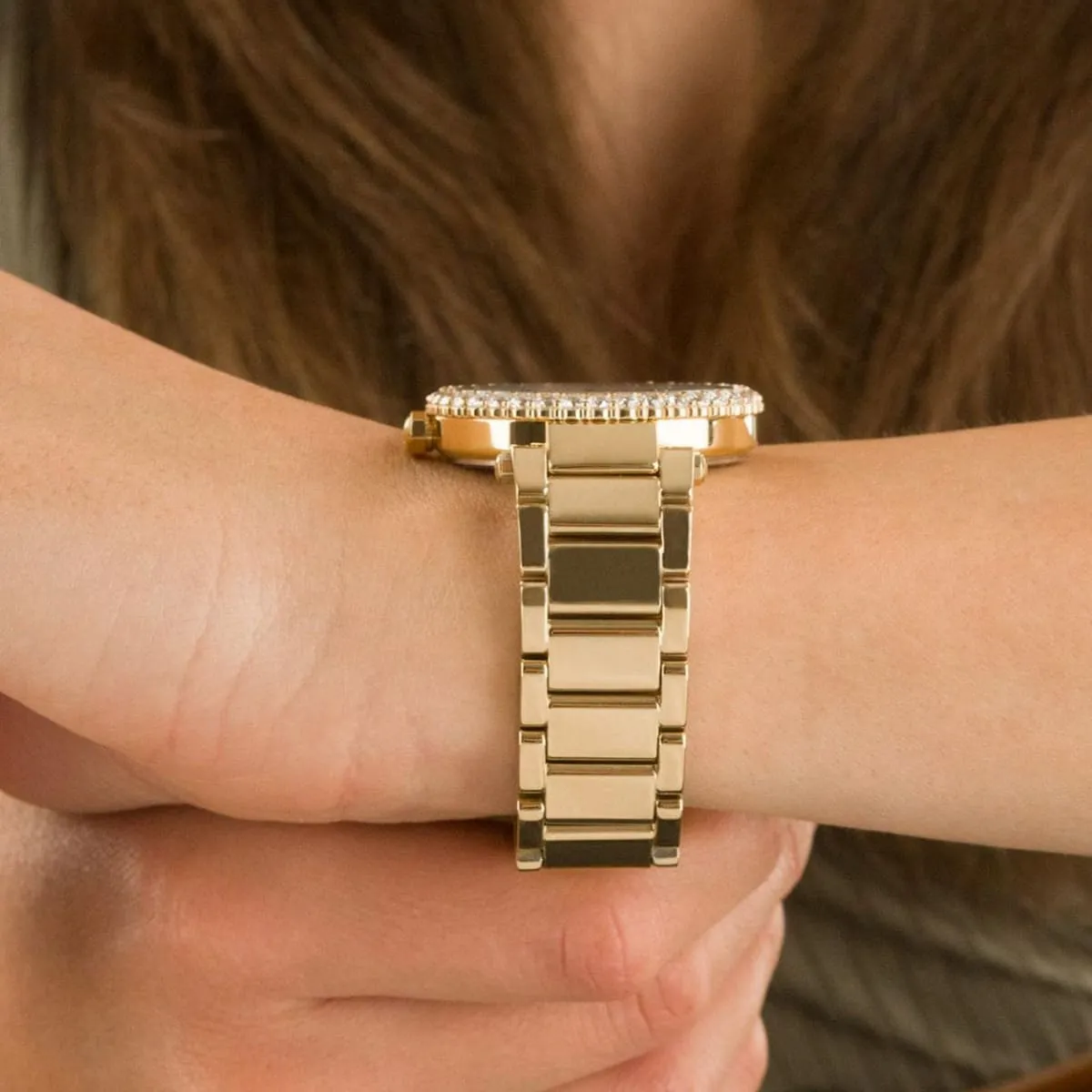 mk4693-michael-kors-watch-women-crystals-white-dial-metal-stainless-steel-gold-strap-quartz-battery-analog-three-hand-parker_16.jbg Michael Kors Watch For Women MK4693 - Image 16