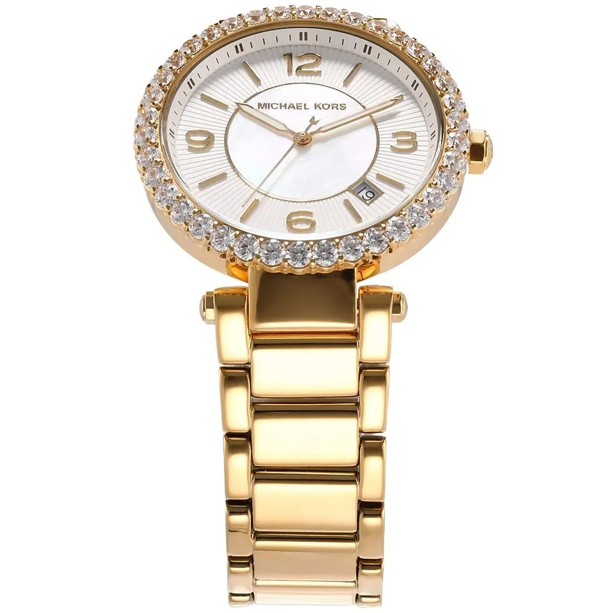 mk4693-michael-kors-watch-women-crystals-white-dial-metal-stainless-steel-gold-strap-quartz-battery-analog-three-hand-parker_5.jbg Michael Kors Watch For Women MK4693 - Image 3