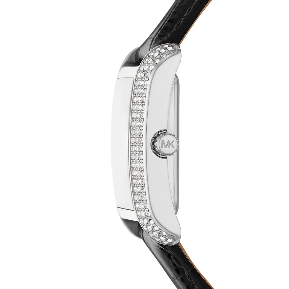 mk4696-michael-kors-watch-women-crystals-white-dial-leather-black-strap-quartz-battery-square-analog-three-hand-emery_3.jbg Michael Kors Watch For Women MK4696 - الصورة 3