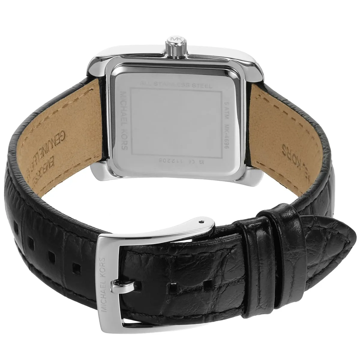 mk4696-michael-kors-watch-women-crystals-white-dial-leather-black-strap-quartz-battery-square-analog-three-hand-emery_6.jbg Michael Kors Watch For Women MK4696 - الصورة 6