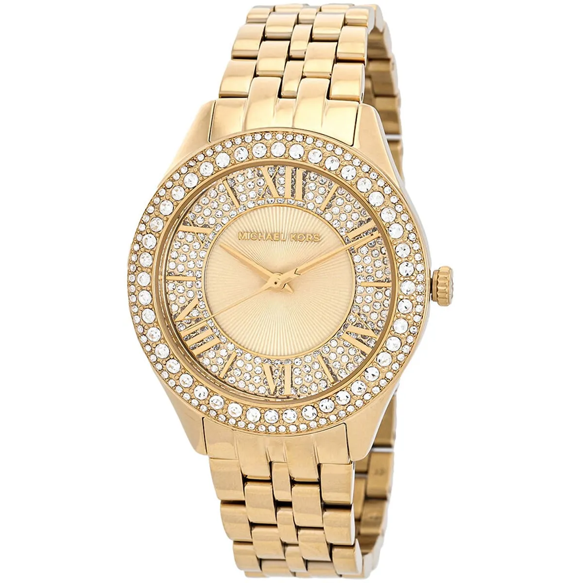 mk4709-michael-kors-watch-women-crystals-gold-dial-metal-stainless-steel-golden-strap-quartz-battery-analog-three-hand-harlowe_2.JBG Michael Kors Watch For Women MK4709 - الصورة 2