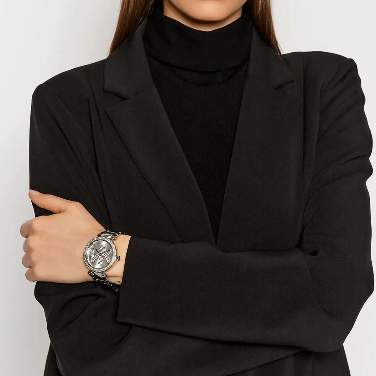 mk6658-michael-kors-watch-women-mk-logo-crystals-silver-dial-metal-stainless-steel-strap-quartz-battery-analog-three-hand-parker_11jbg Michael Kors Watch For Women MK6658 - الصورة 19