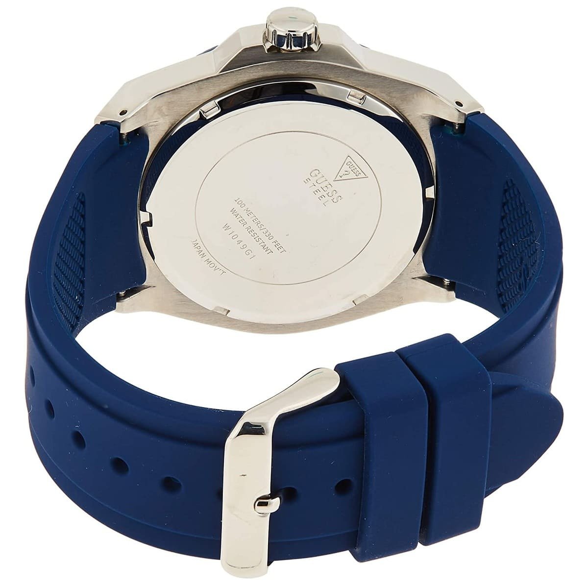 w1049g1-guess-watch-men-blue-rubber-legacy-6 Guess Watch For Men W1049G1 - الصورة 7