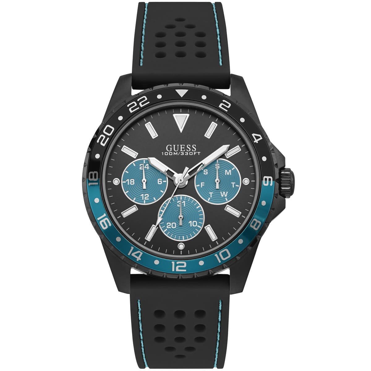 w1108g5-guess-watch-men-black-rubber-odyssey Guess Watch For Men W1108G5 - Image 1