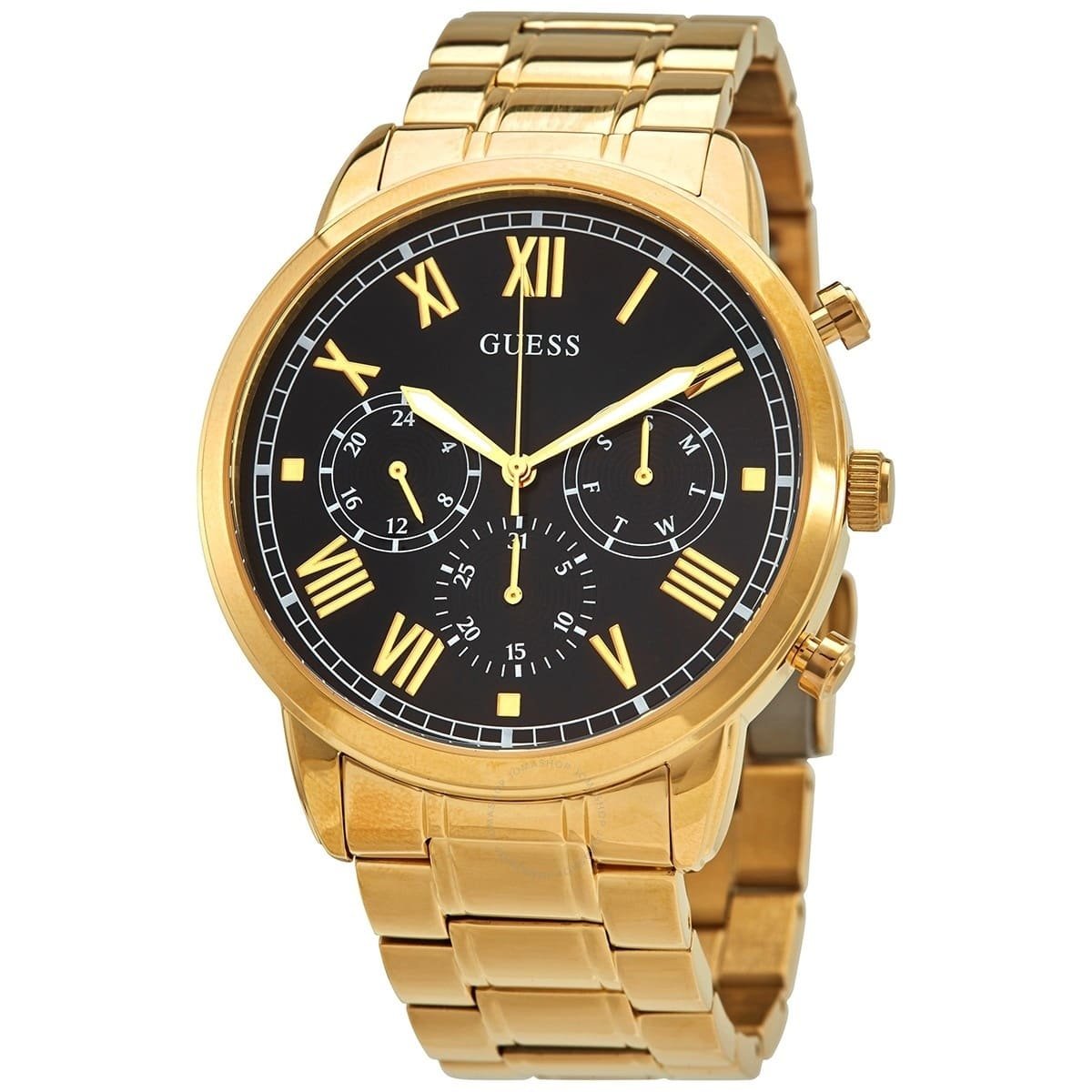 w1309g2-guess-watch-men-gold-metal-hendrix-2 Guess Watch For Men W1309G2 - Image 2