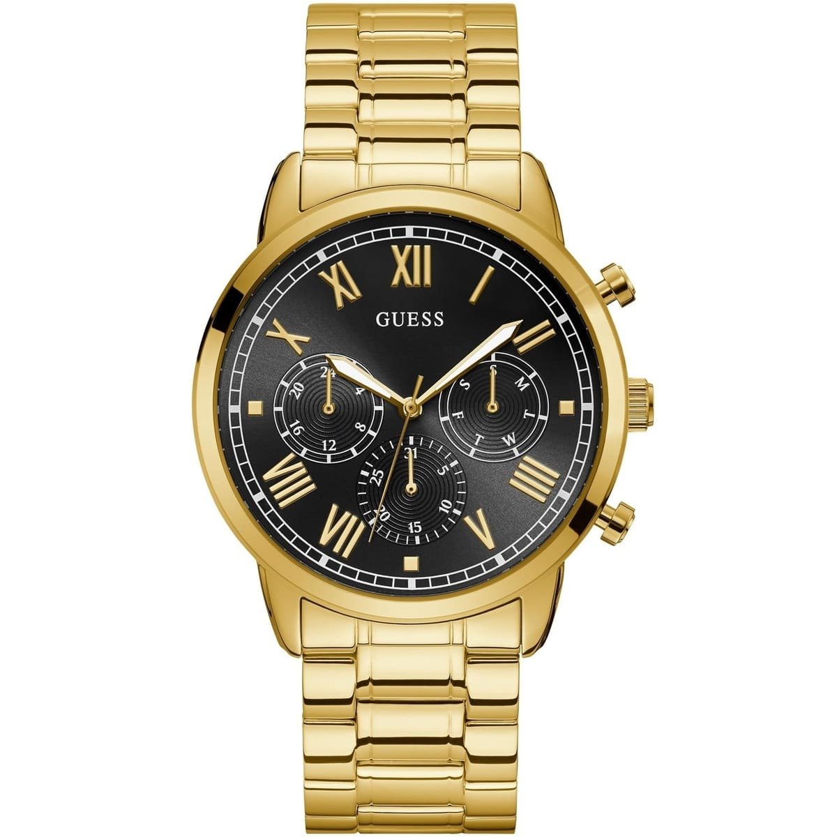 w1309g2-guess-watch-men-gold-metal-hendrix Guess Watch For Men W1309G2 - Image 1