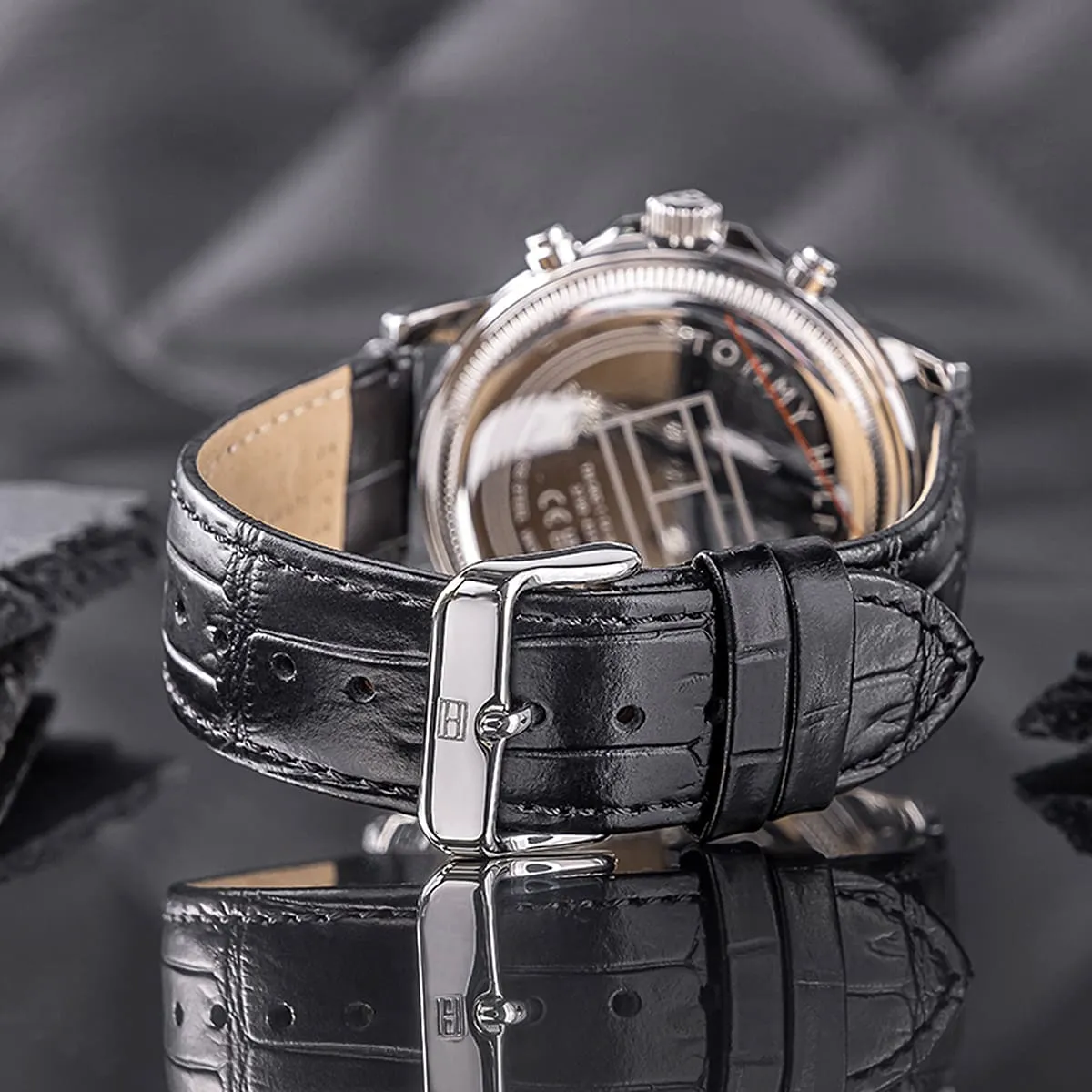 1710605-tommy-hilfiger-watch-men-black-dial-leather-strap-quartz-analog-stewart_11.jbg Tommy Hilfiger Watch For Men 1710605 - Image 11