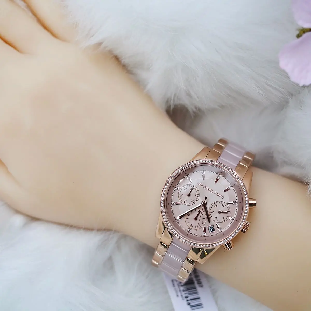 mk6307-michael-kors-chronograph-watch-women-rose-gold-dial-multi-pink-golden-strap-quartz-battery-analog-ritz_12.jbg Michael Kors Watch For Women MK6307 - الصورة 12